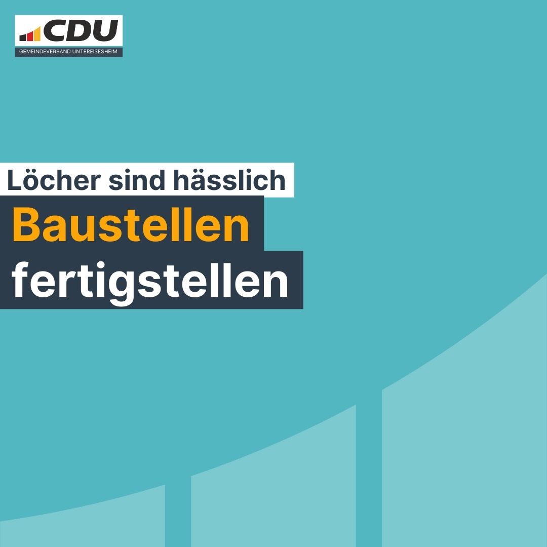Baustellen fertigstellen