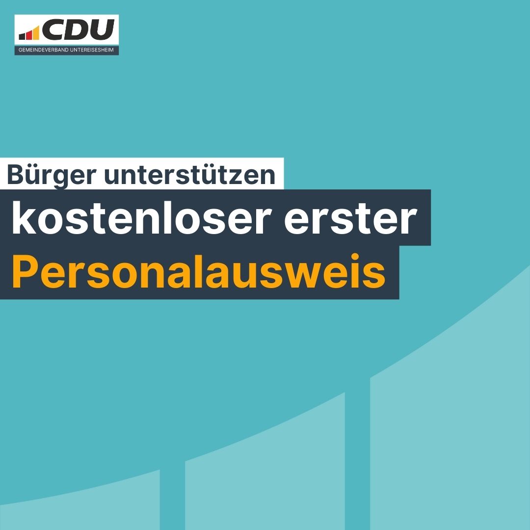 Kostenloser erster Personalausweis 
